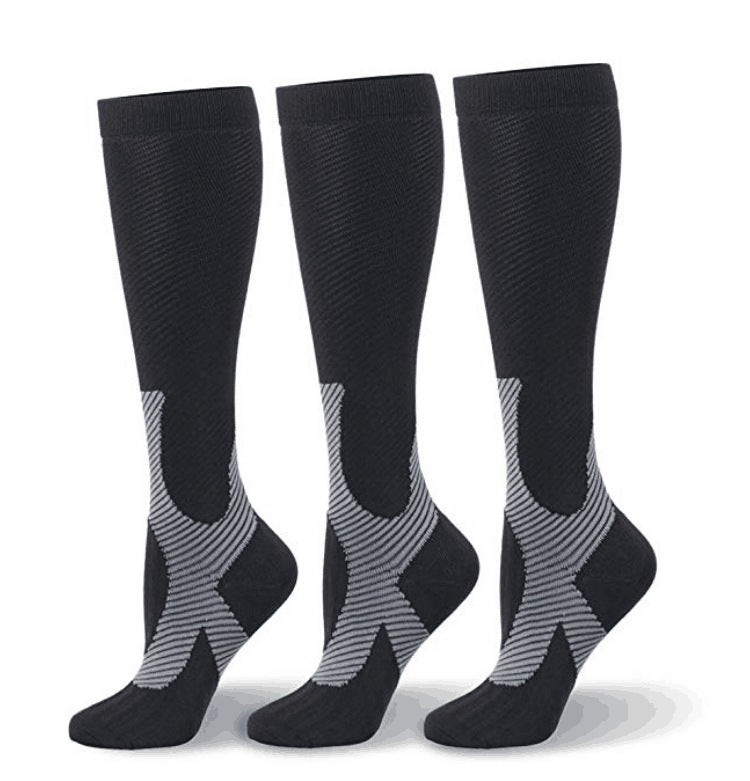 Jacquard Compression Socks, Running Basketball Sports Socks